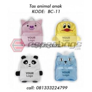 BC-11 Tas Ransel Sekolah Animal Anak Kode BC11