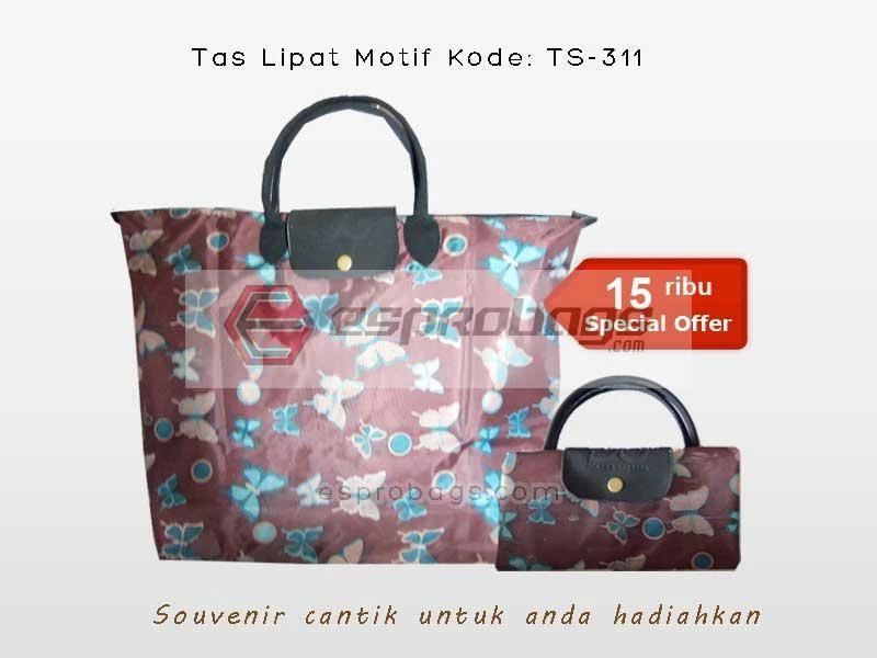 Tas Souvenir Lipat Motif Kode TS311 2 Tas Souvenir Lipat Motif Kode TS311