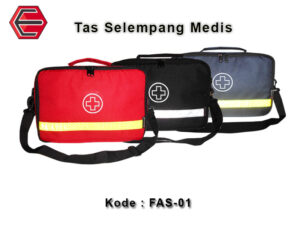 Tas Kesehatan Selempang Medis P3K Tas Medis P3K Kode FAS01