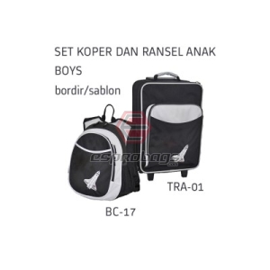 Paket Koper dan Ransel Anak Kode TR30 Set 2