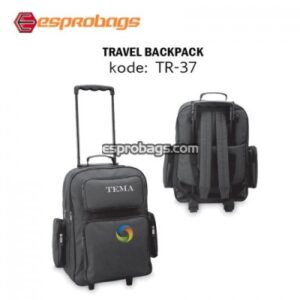 Tas Trolley Travel Backpack Kode TR37