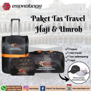 Tas Travel Set Haji dan Umroh Terbaru Paket Tas Haji & Umroh Tas Trolley Haji dan Umroh TRS05