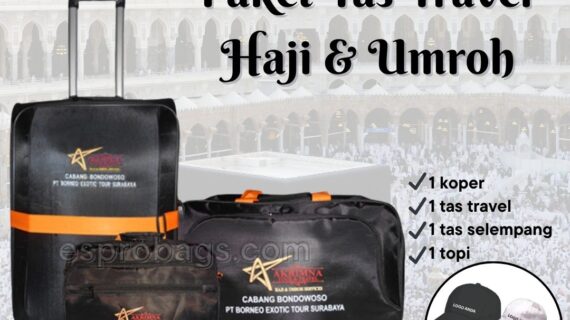 Tas Travel Set Haji dan Umroh Terbaru Paket Tas Haji & Umroh Tas Trolley Haji dan Umroh TRS05