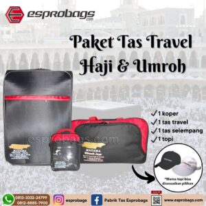 Paket Tas Travel Haji Umroh TRS-09 Travel Set Haji & Umroh Tas Trolley Haji dan Umroh Paket Tas Haji & Umroh Kode TRS09