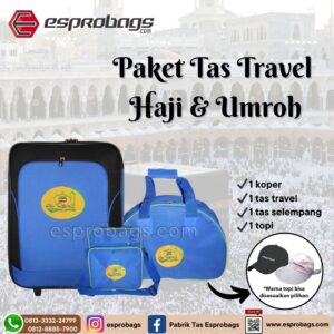 Paket Tas Haji dan Umroh Lengkap Tas Travel Haji & Umroh Kode TRS20