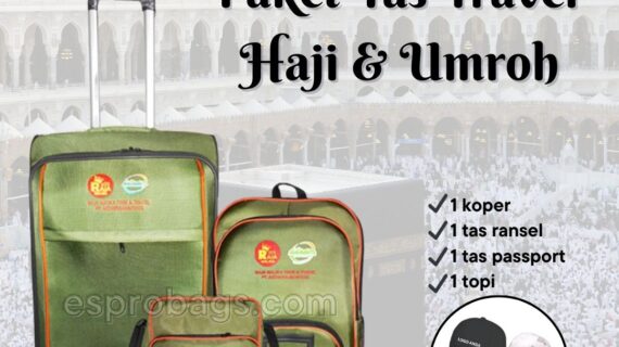 Paket Tas Trolley Travel Haji & Umroh Kode TRS222