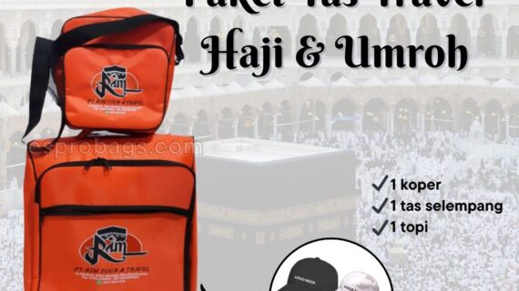 Travel Set Haji & Umroh Paket Tas Trolley Haji dan Umroh Kode TRS235