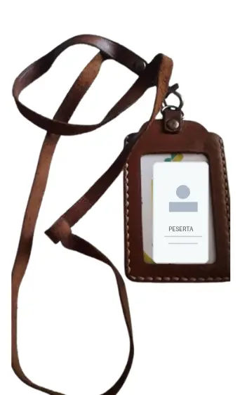 Leather Goods Custom & ID Card Kulit Asli | Esprobags 2 Contoh ID card holder dan tali kulit asli Esprobags, dokumentasi produk