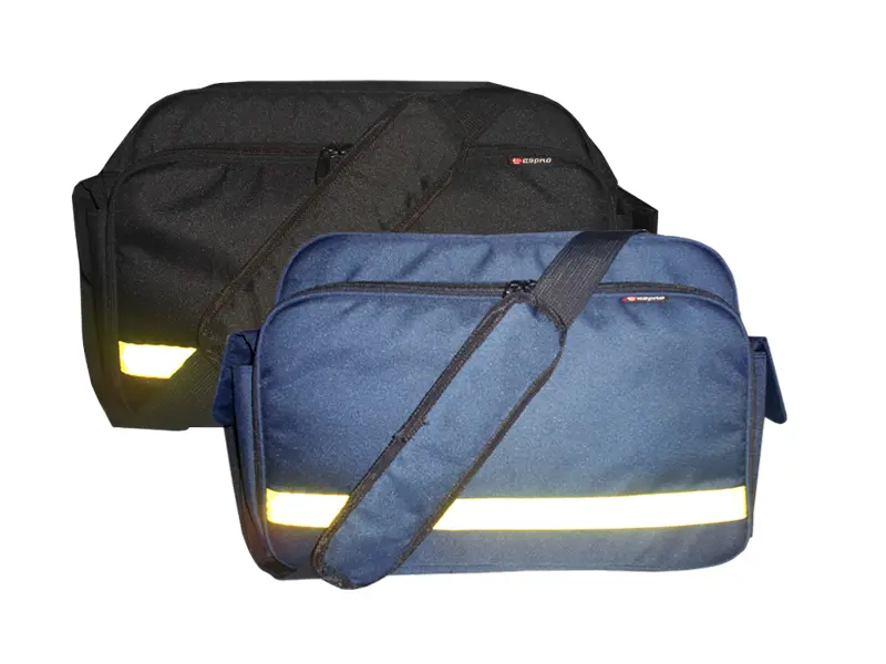 Foto resmi tas medis NK-910 varian biru dan hitam Esprobags untuk pembanding model TV-678